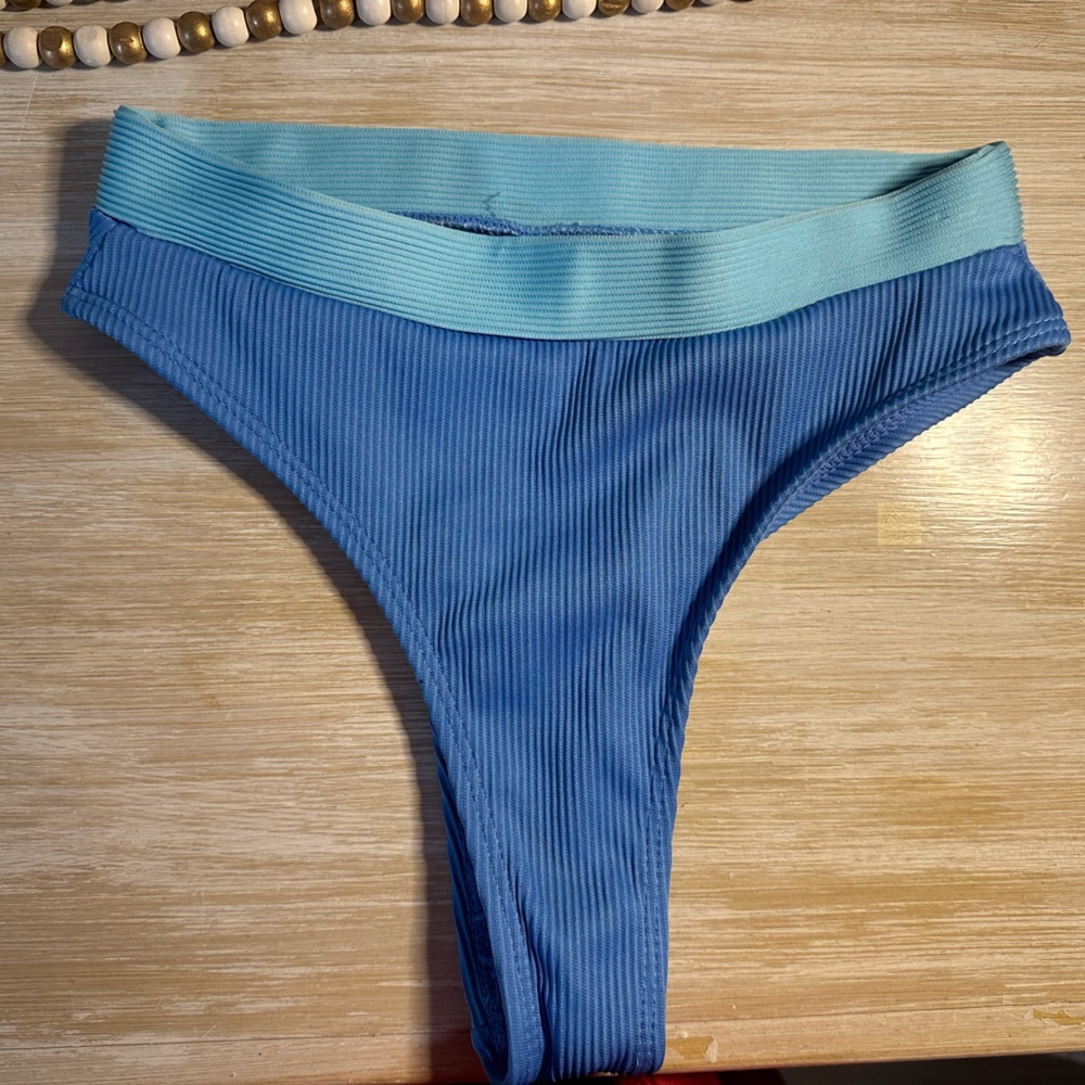 High rise bikini bottoms